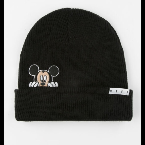 Neff X Disney Black Mickey Mouse Beanie 